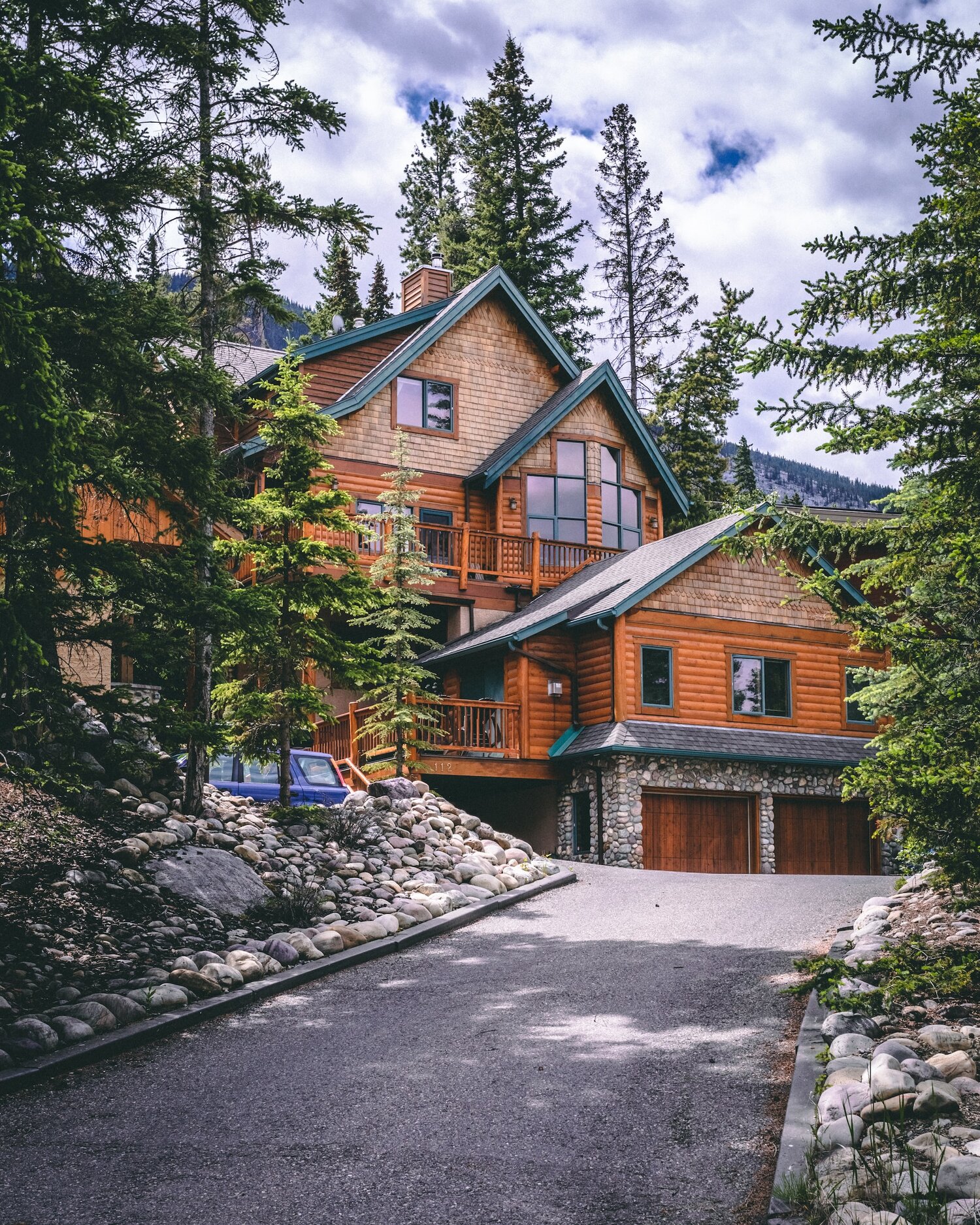 house in woods